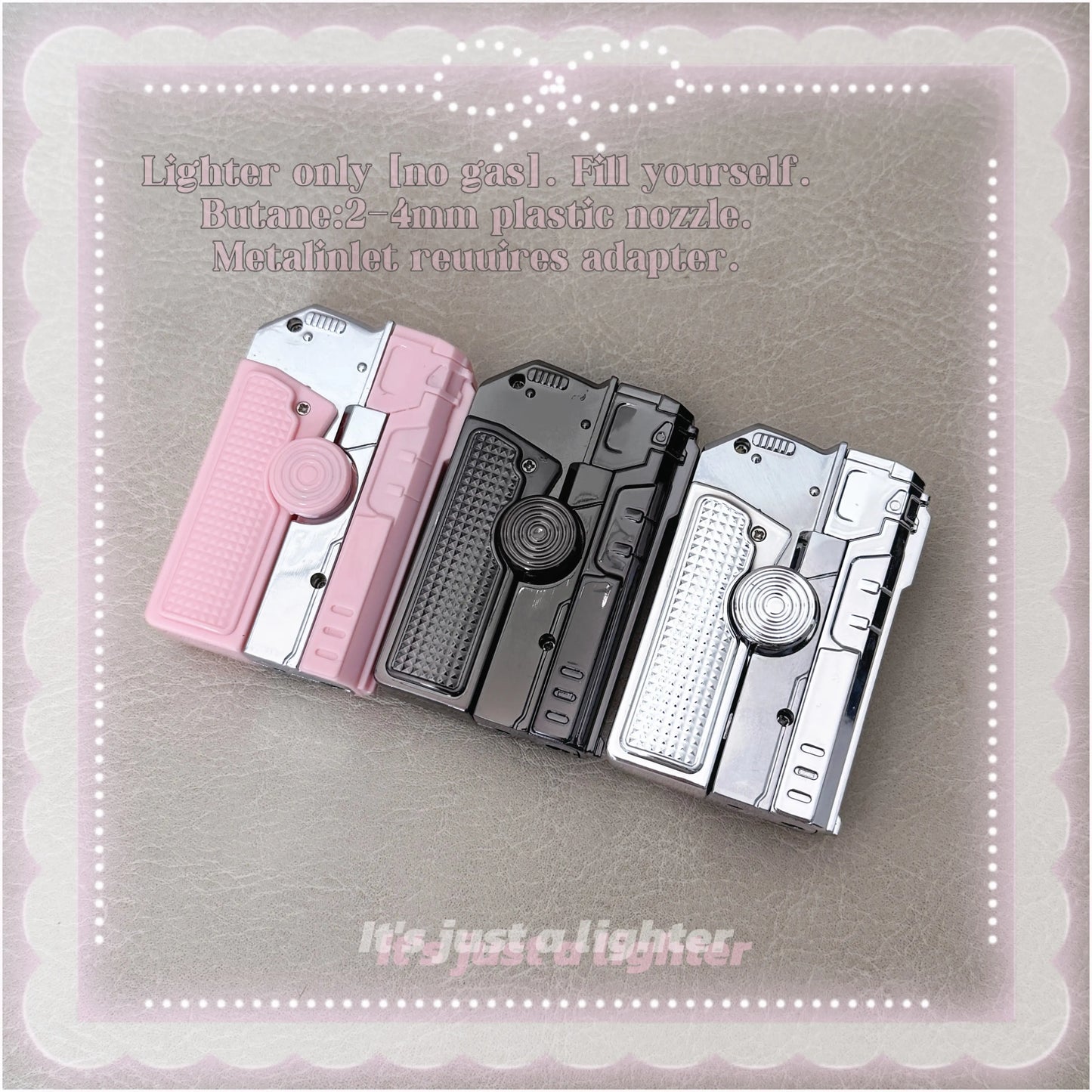 Foxlume Windproof Lighter for Ladies – Adjustable Flame Gift ✨