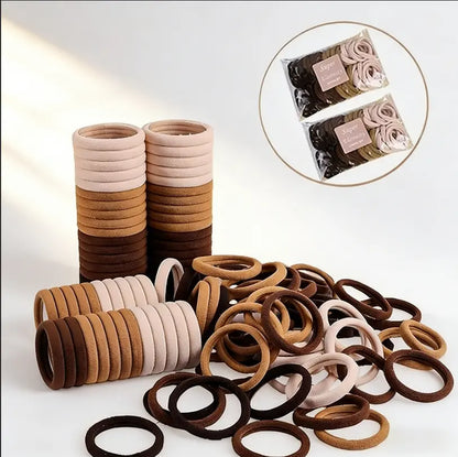 20-Pack Headbands Suitable for Thick and Dense Hair, Elastic Headbands for Women and Girls, Seamless Hair Accessories, Ponytail Hair Ties (Neutral Colors)
