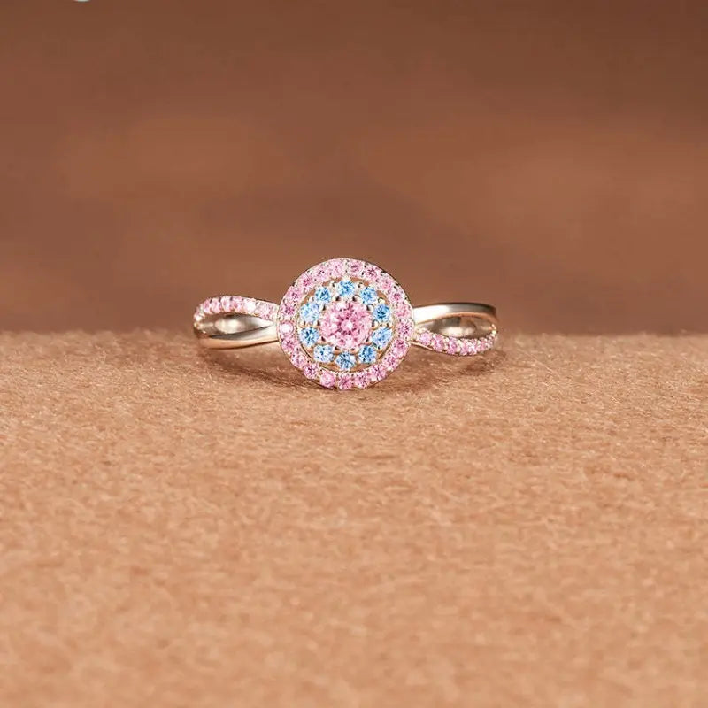 Mama of an Angel Circle Ring - Hypoallergenic, Colorfast, and with an Open Design Suitable for All Finger Sizes.