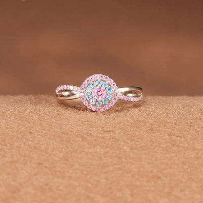 Mama of an Angel Circle Ring - Hypoallergenic, Colorfast, and with an Open Design Suitable for All Finger Sizes.