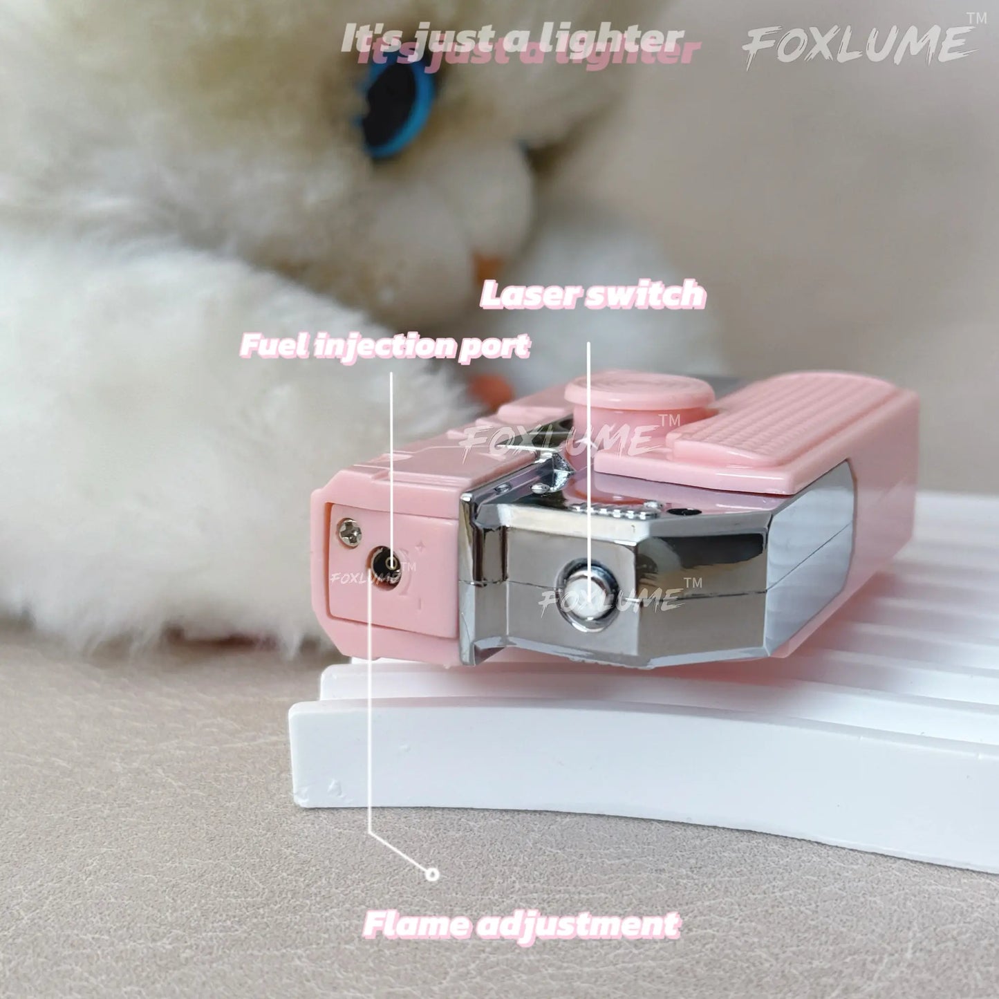 Foxlume Windproof Lighter for Ladies – Adjustable Flame Gift ✨