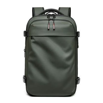 Men Travel Backpack Vacuum Compression Laptop Backpack 17 Inch Extended Large Capacity School Backpack Hiking Business Backpack