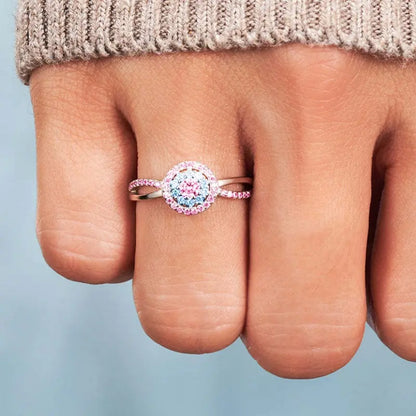 Mama of an Angel Circle Ring - Hypoallergenic, Colorfast, and with an Open Design Suitable for All Finger Sizes.