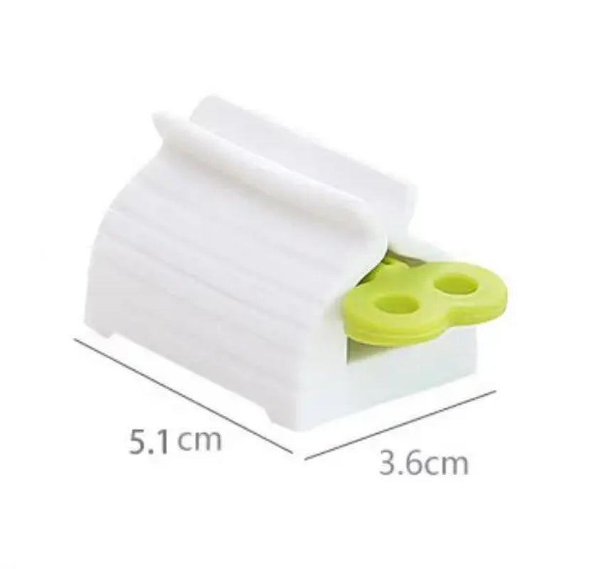 3 Counts Rolling Tube Toothpaste Squeezer with Rotate Handle for Aluminum & Plastic Tubes Toothpaste Dispenser for Bathroom Gift Hand Plastic Cream Tool Manual Toothpaste Wringer