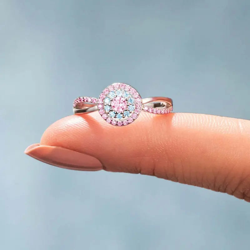 Mama of an Angel Circle Ring - Hypoallergenic, Colorfast, and with an Open Design Suitable for All Finger Sizes.