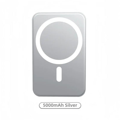5000Mah Magnetic Power Bank Magsafe Wireless Fast Charger for Iphone 12–17 Pro/Pro Max, Compact Portable Battery Pack