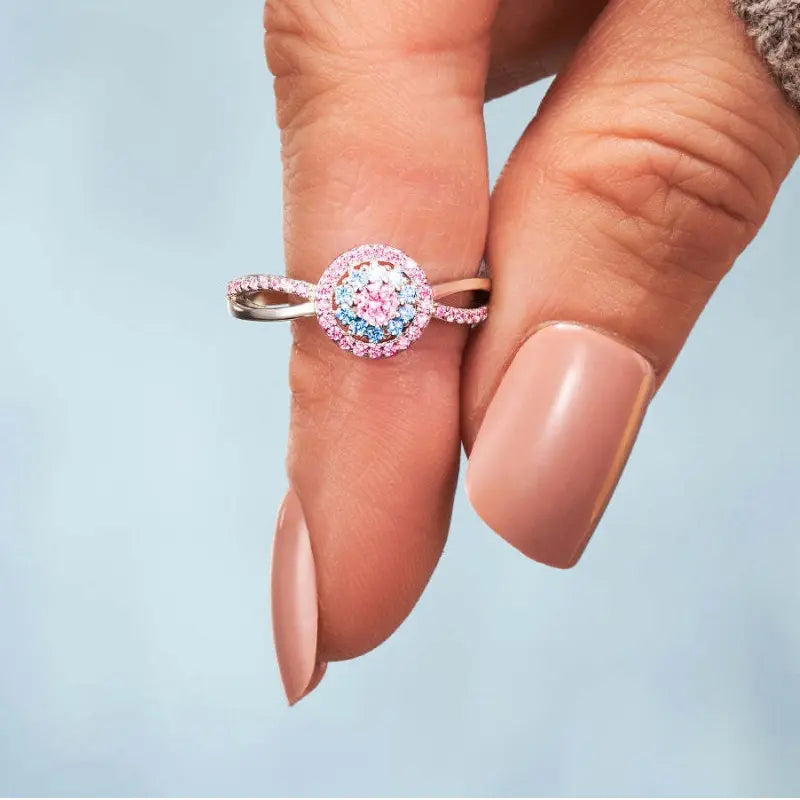 Mama of an Angel Circle Ring - Hypoallergenic, Colorfast, and with an Open Design Suitable for All Finger Sizes.