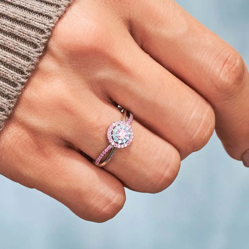 Mama of an Angel Circle Ring - Hypoallergenic, Colorfast, and with an Open Design Suitable for All Finger Sizes.