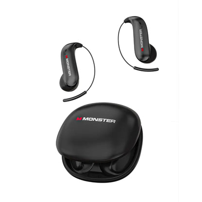 Monster Ear Buds - Bluetooth Headphones with Zero‑Gravity Titanium Ear‑Hook Design, Noise Isolation, 145H Playtime Wireless Earbuds Headset Bluetooth 6.0, IPX5 Waterproof & Sweatproof, Ideal for Travel & Electronic Gifts for Men and Women