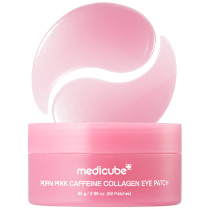PDRN Pink Caffeine Collagen Eye Patch for Night Care ✨