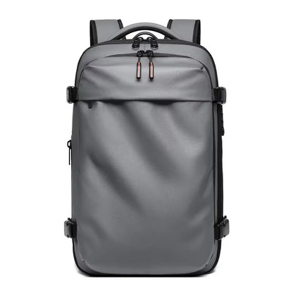 Men Travel Backpack Vacuum Compression Laptop Backpack 17 Inch Extended Large Capacity School Backpack Hiking Business Backpack