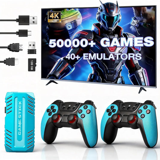 Retro Game Console Stick Game Nostalgia Gaming Stick Dual 2.4G Wireless Controllers, Plug & Play TV Video Gaming Stick