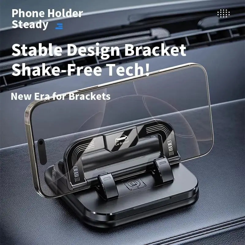 Car Phone Holder, Portable Mobile Phone Holder, Stable and Durable.In-Built Parking Number Plate Function, Quickly Switch to a Phone Number Plate.