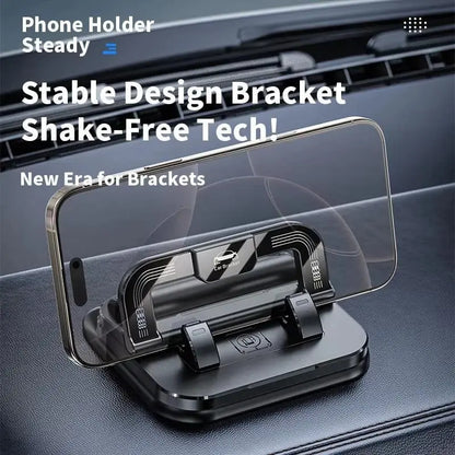 Car Phone Holder, Portable Mobile Phone Holder, Stable and Durable.In-Built Parking Number Plate Function, Quickly Switch to a Phone Number Plate.