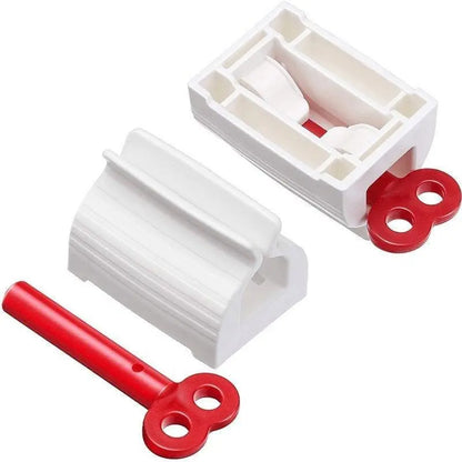 3 Counts Rolling Tube Toothpaste Squeezer with Rotate Handle for Aluminum & Plastic Tubes Toothpaste Dispenser for Bathroom Gift Hand Plastic Cream Tool Manual Toothpaste Wringer