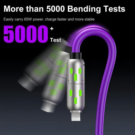 BOGO 6.6FT 4-in-1 Fast Charging Cable (USB-C/Lightning) ✨