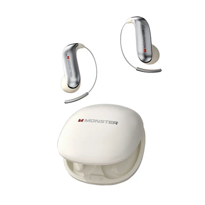 Monster Ear Buds - Bluetooth Headphones with Zero‑Gravity Titanium Ear‑Hook Design, Noise Isolation, 145H Playtime Wireless Earbuds Headset Bluetooth 6.0, IPX5 Waterproof & Sweatproof, Ideal for Travel & Electronic Gifts for Men and Women