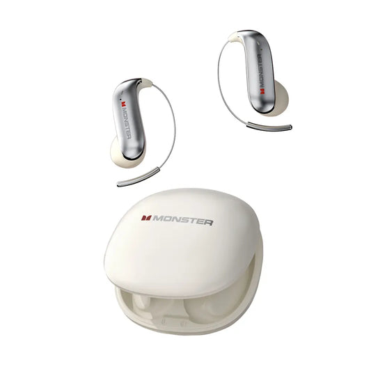 Monster Ear Buds - Bluetooth Headphones with Zero‑Gravity Titanium Ear‑Hook Design, Noise Isolation, 145H Playtime Wireless Earbuds Headset Bluetooth 6.0, IPX5 Waterproof & Sweatproof, Ideal for Travel & Electronic Gifts for Men and Women