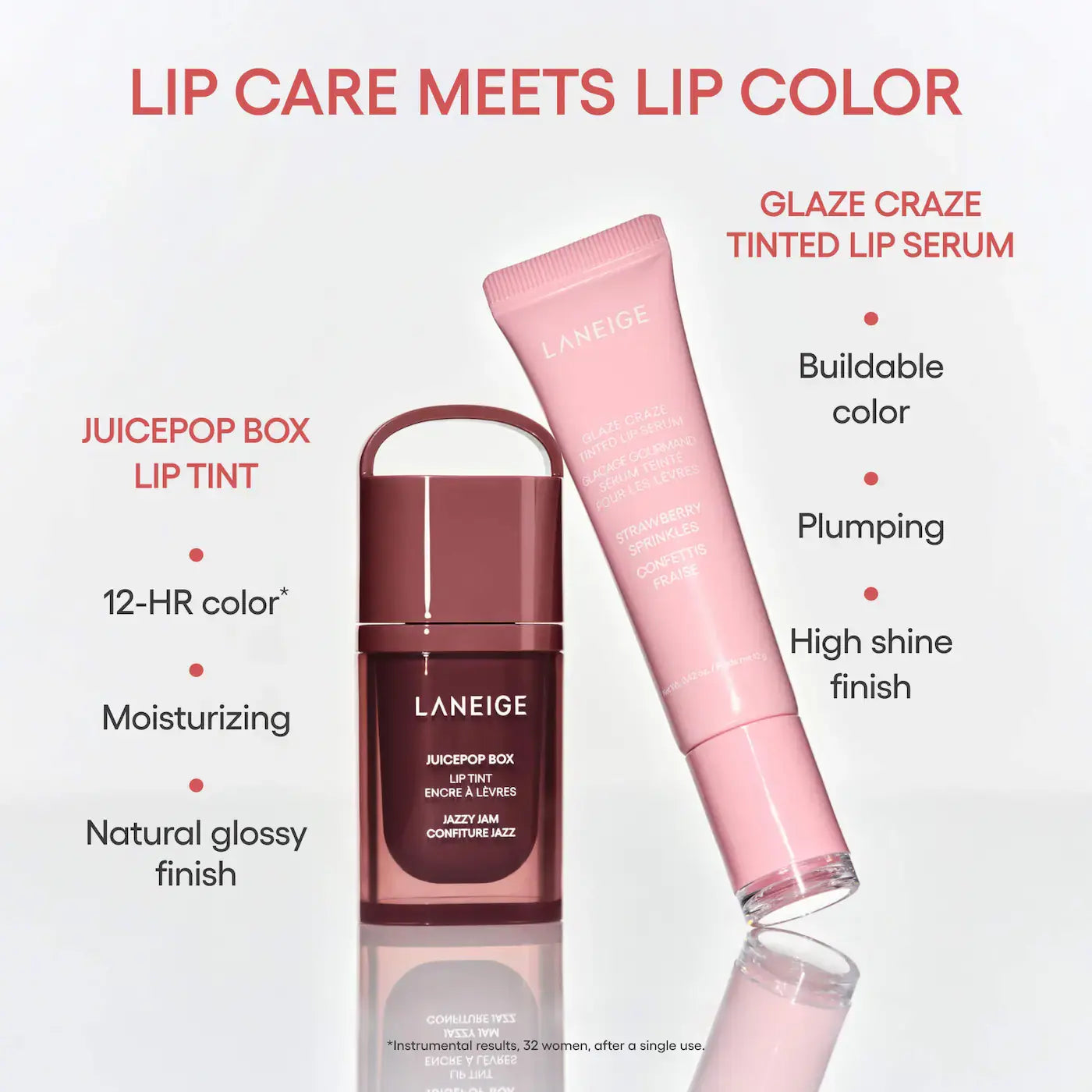 Laneige Juicepop & Glaze Craze Lip Duo